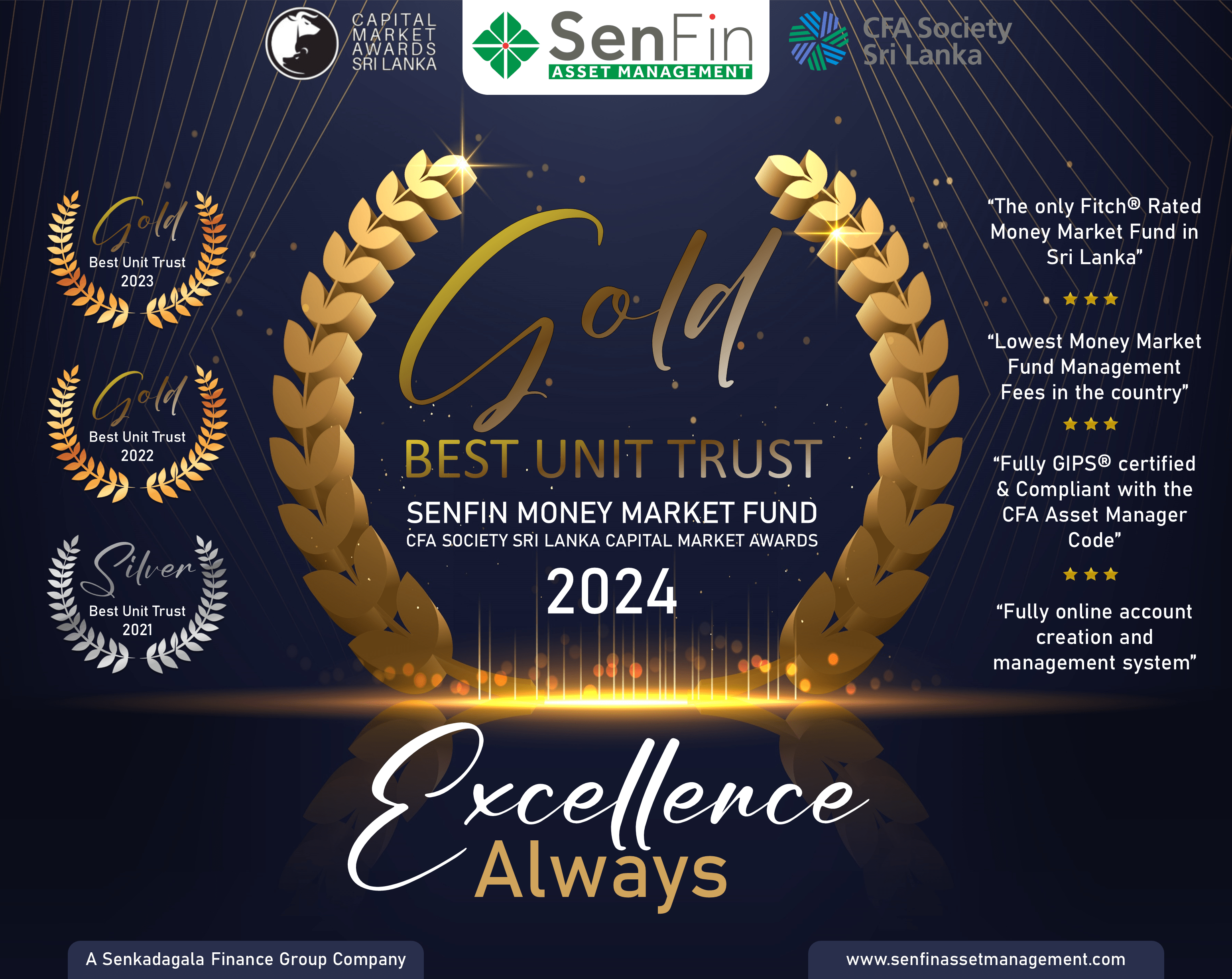 Best Unit Trust Fund Award Senfin Asset Management