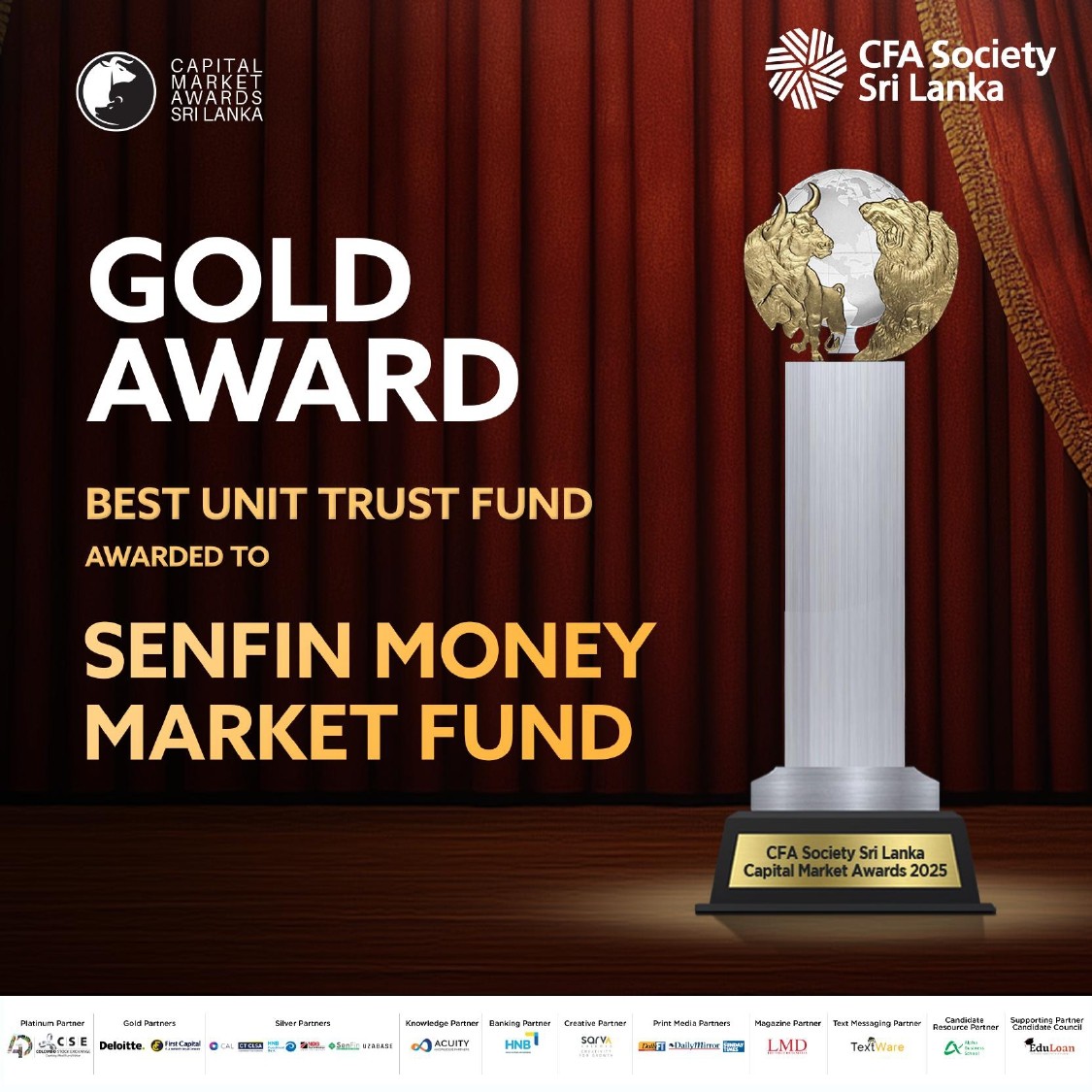 Best Unit Trust Fund Award Senfin Asset Management